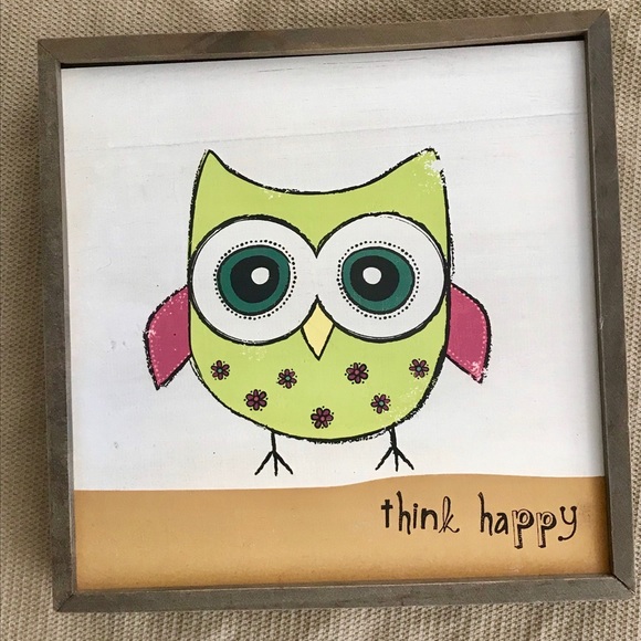 Wooden Owl Picture - Picture 2 of 3